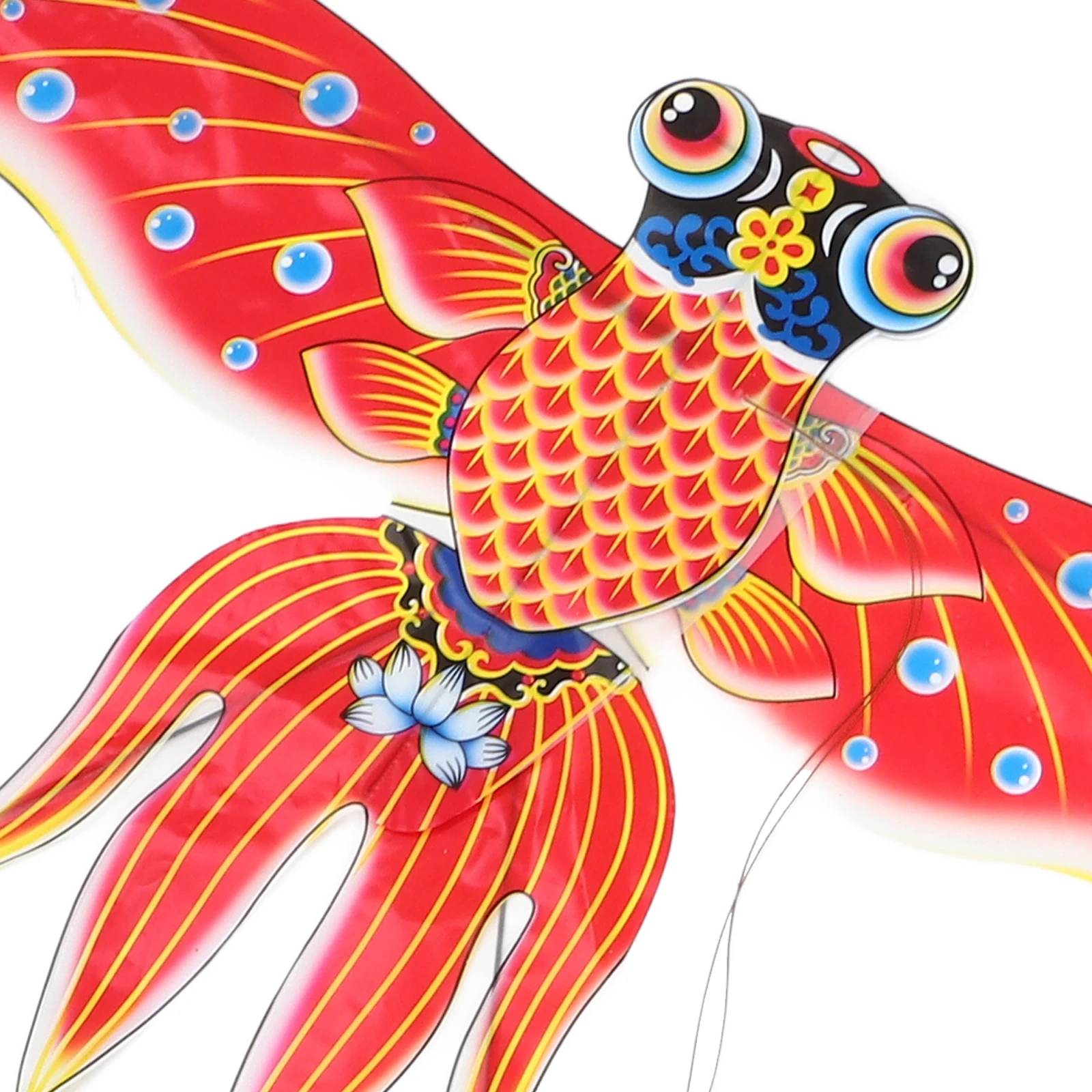 

Fish 70cm Fishing Rod 30m Line Cartoon Animal Design Lightweight Portable Kids Toy Outdoor Fun Kite for Children Beginner Kite