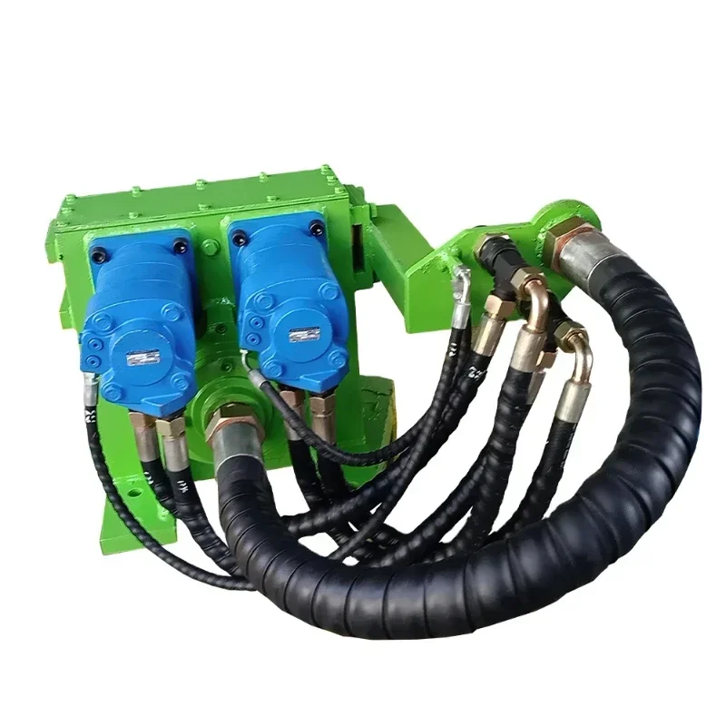 Power dual motor construction machinery modification drilling rig drilling well and pipeline hole drilling