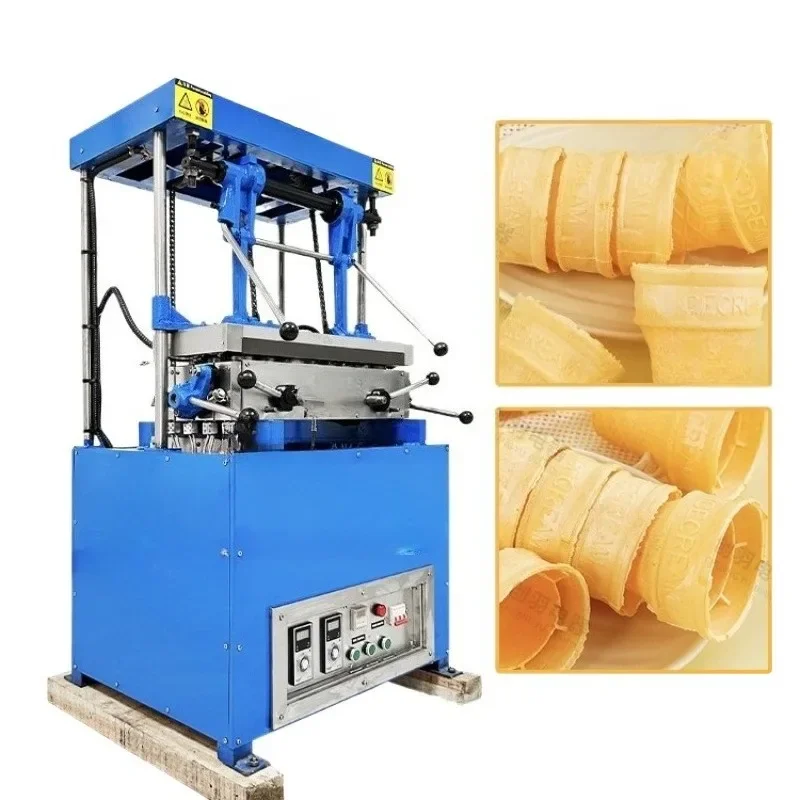 Egg tray machine to produce automatic ice cream cones, equipment