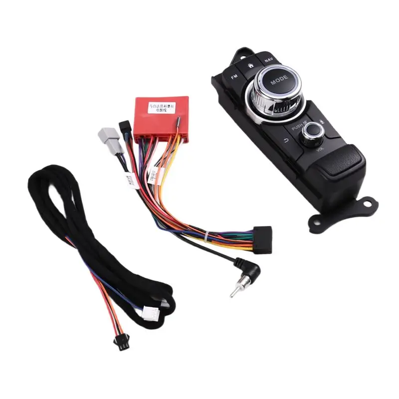 Car Central Controller Mode Knob Button Mouse NAV Controller Switch Button For Mazda CX-3 2 Demio Low-End 2014-2021-M54K