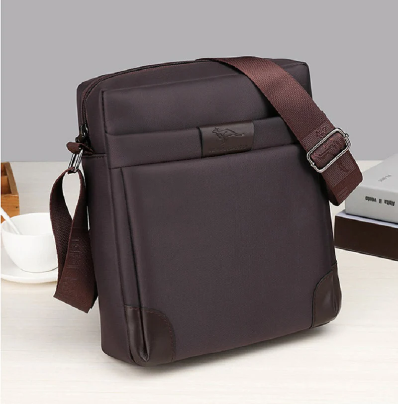 Summer Kangaroo Luxury Brand Men Crossbody Bags Oxford Vintage Messenger Bag Male Small Shoulder Bag For Man Business Handbag