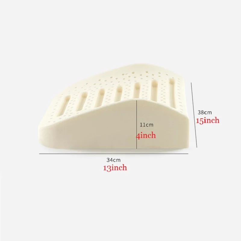 Imagem -06 - Jflegal-almofada de Carro de Látex Natural Cintura Almofada Traseira Apoio Lombar Escritório Sedentário Almofada Lombar para Mulheres Grávidas