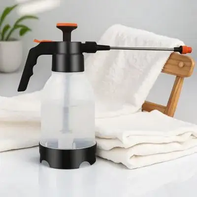 

1pc Manual Air Pressure Spray Bottle Garden Watering Flower Sprinkler Car Wash Accessory Durable Plastic Useful Sprayer Hand