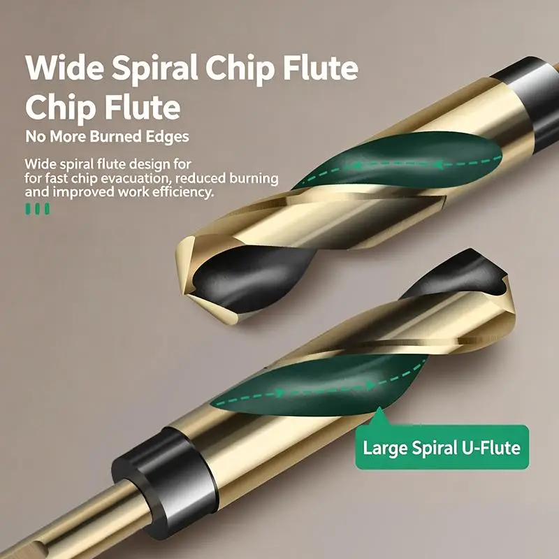 Heavy Duty Speed Twist Drill Bit 1Pcs 12-30mm Sharp Edge for Concrete Tile Glass Ceramic Wood