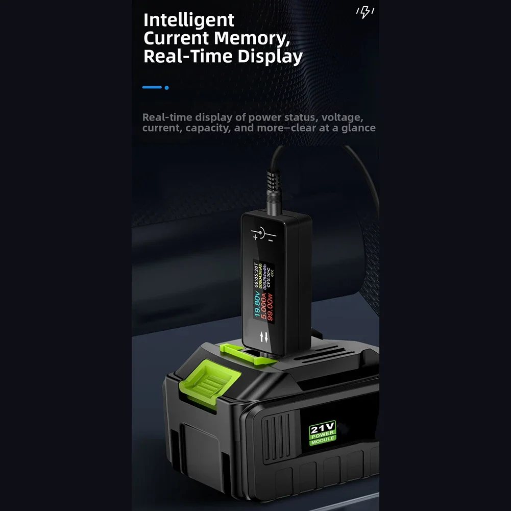 KWSDC28 Charging Tester Power Meter Voltage Current Meter Compatible with Various DC Port Devices for Reliable Testing