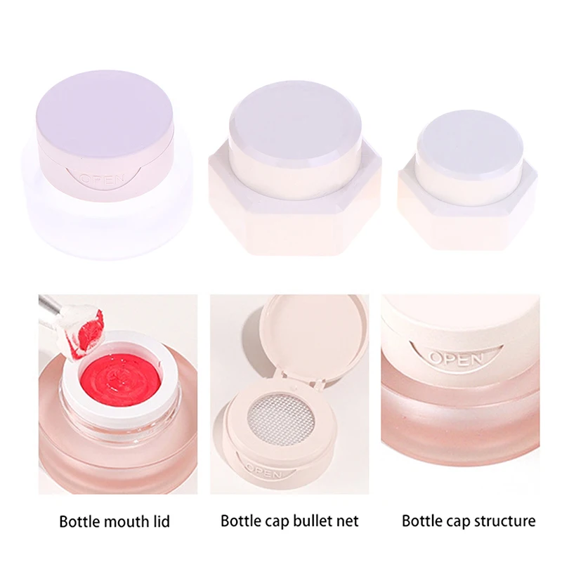 Pot de Gel Hexagonal pour tapotements d'ongles, 2/3/5g, couvercle rabattable, support de vernis à ongles, boîte d'emballage, organisateur de manucure, conteneur cosmétique