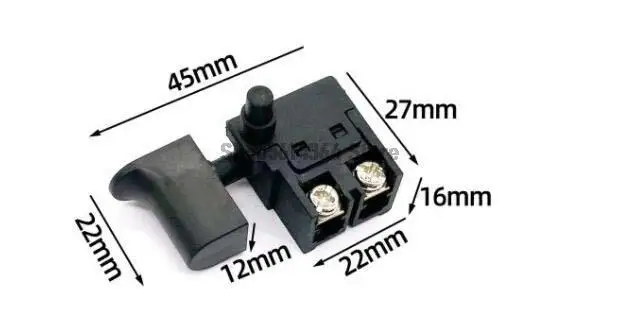 

Сменный ленточный шлифовальный выключатель, черный для Makita 9403 4100, переменный ток 250 в 7,5 (6)