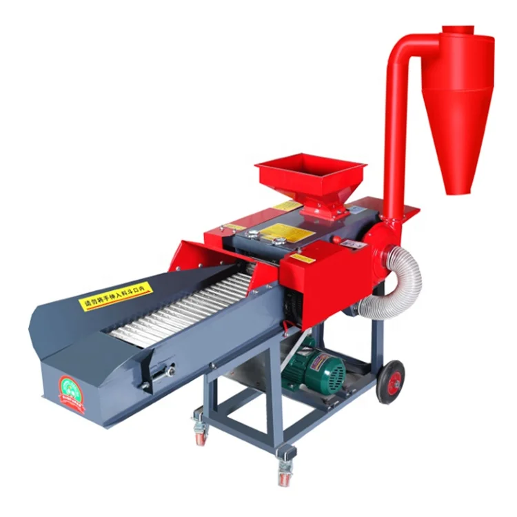 Feed Crusher and Grinder Grass Feed Processing Machine Corn Rice Husk Maize Grinding Machine Hammer Mill