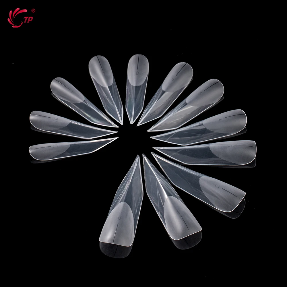 TP nouveau 120 pièces double formes ongles moule couverture complète rapide Poly bâtiment Gel moule Nail Art forme Extension faux conseils manucure moule haut