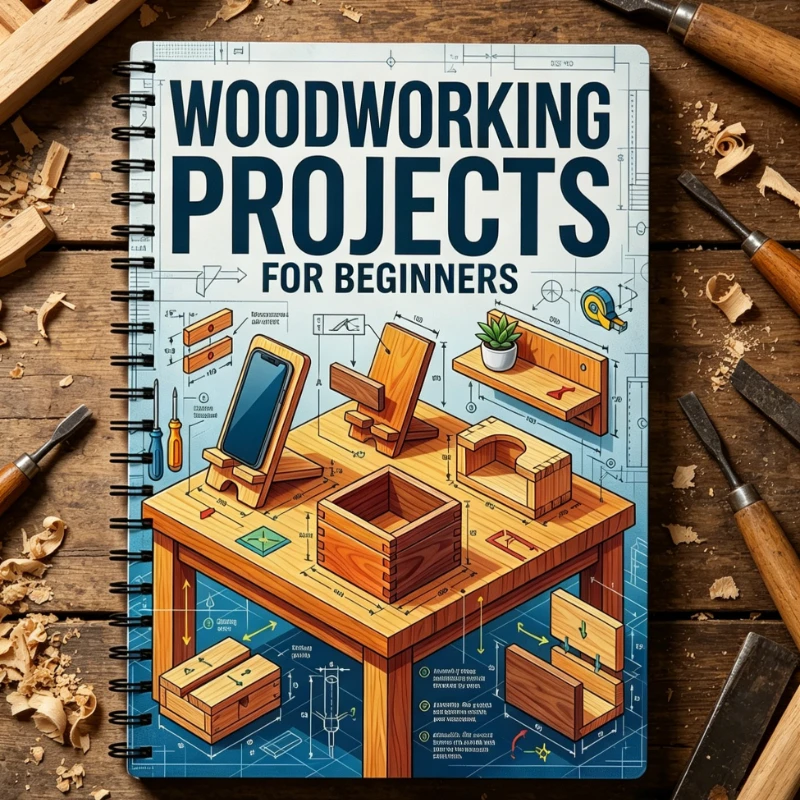 Woodworking Ideas For Adults - 初心者のための簡単な木工プラン シンプルなDIYホームクラフトプロジェクトガイド チュートリアル 木工のアイデア