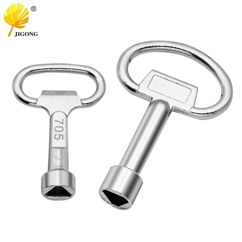 Multi-purpose Triangle Key Water Valve Triangle Wrench Motor Box Cabinet Door Elevator Door Lock Valve Key