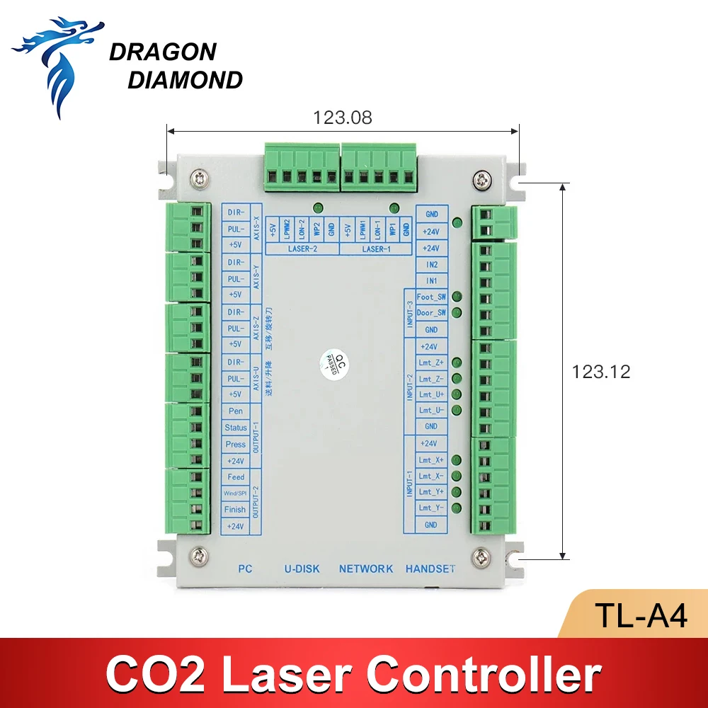 Imagem -06 - Sistema Controlador Laser K40 Gravura Máquina de Corte Cartão de Controle Substituir Ruida Leetro Trocen Tl-a4 Co2