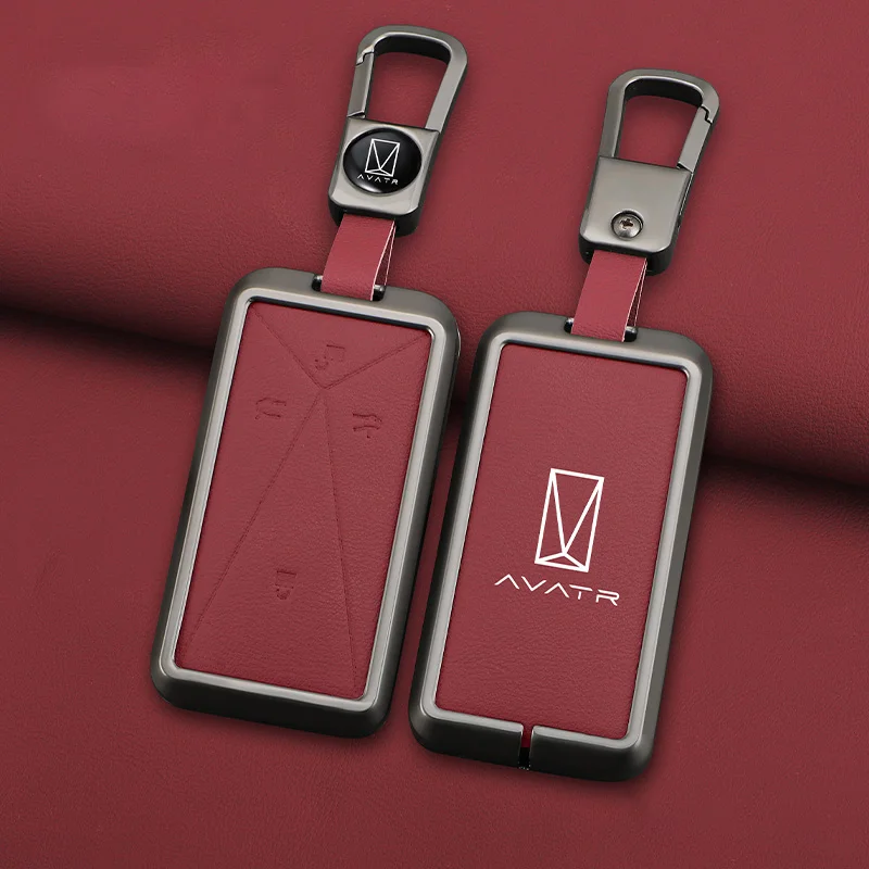 Funda para llave de coche de aleación de Zinc para AVATR 11 12 Avita ESV, funda protectora para mando a distancia, soporte para llavero, accesorios interiores