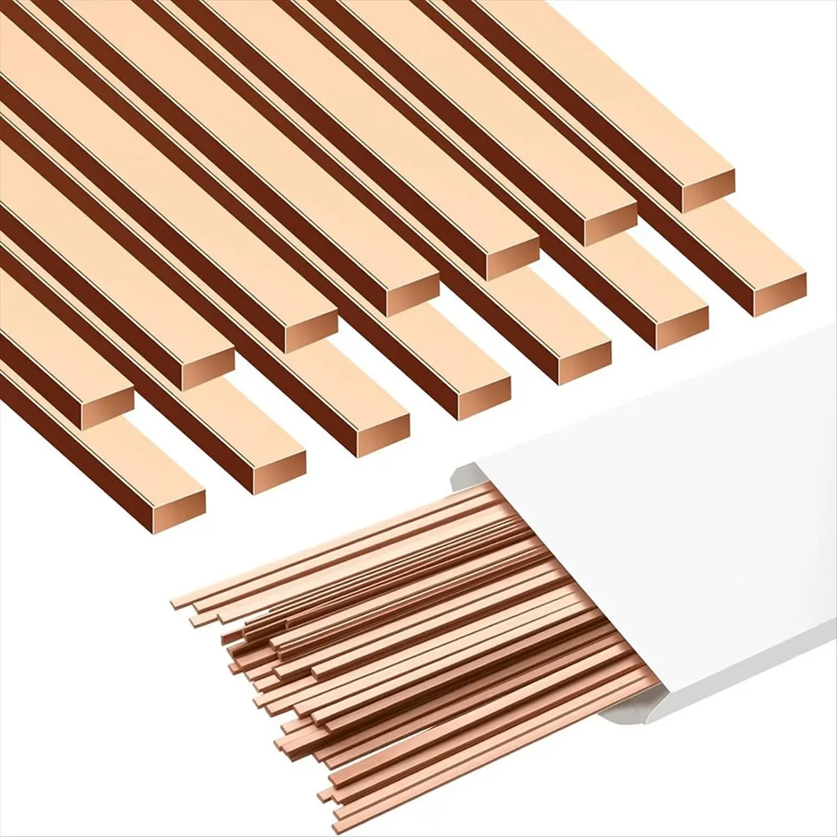 New 45 Brazing Rods, Flat Welding Rod Industrial 0.050' X 0.12' X 12