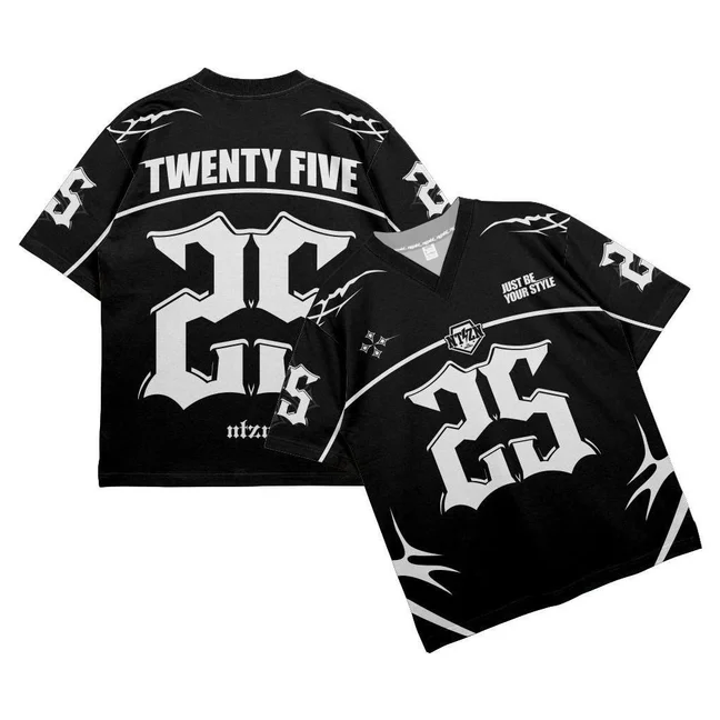 Summer Vintage Retro Y2K Oversized Boxy Jersey American Football Style Streetwear Family Matching Casual Sports Quick-drying Top