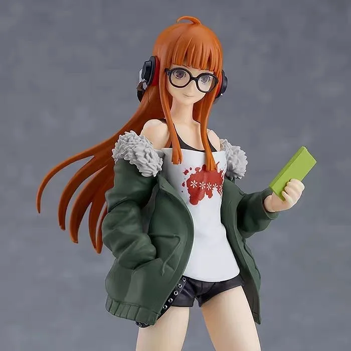 13 سنتيمتر شخصية 5 Figma 434 فوتابا ساكورا نظارات فتاة أنيمي اليدوية عمل أرقام سطح المكتب حالة زينة زخرفية هدية