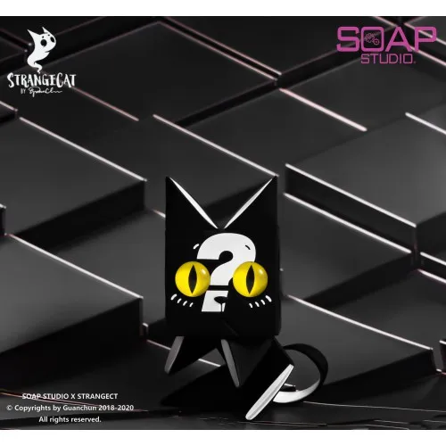 SOAP STUDIO ZS006 Weird Cat Series Paper Bag Cat Blind Box Desktop Ornament