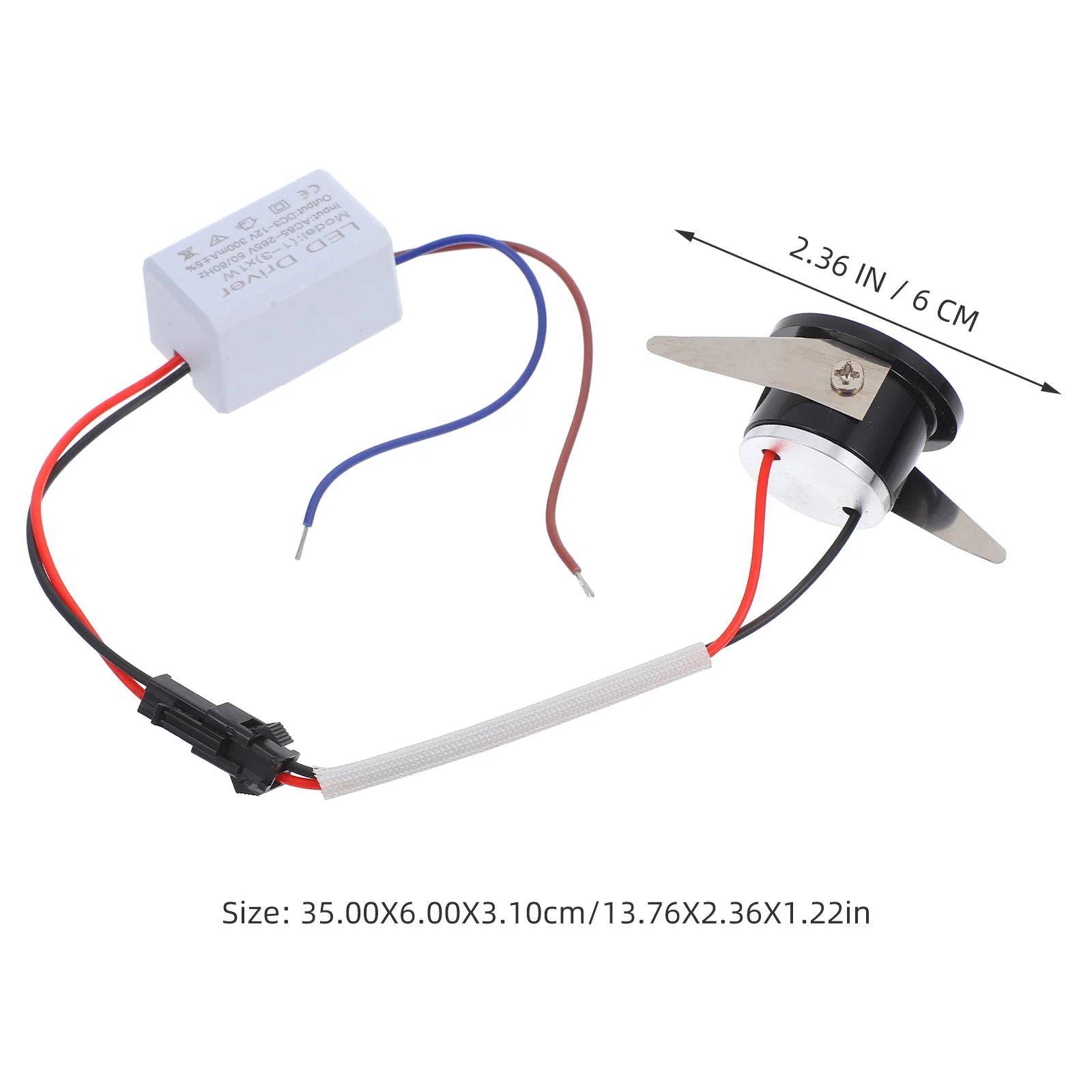 Mini-LED-Einbauleuchte, 3000 K, warmes Licht, Vitrine, Strahler, hohe Helligkeit, energieeffizient, kompaktes Design