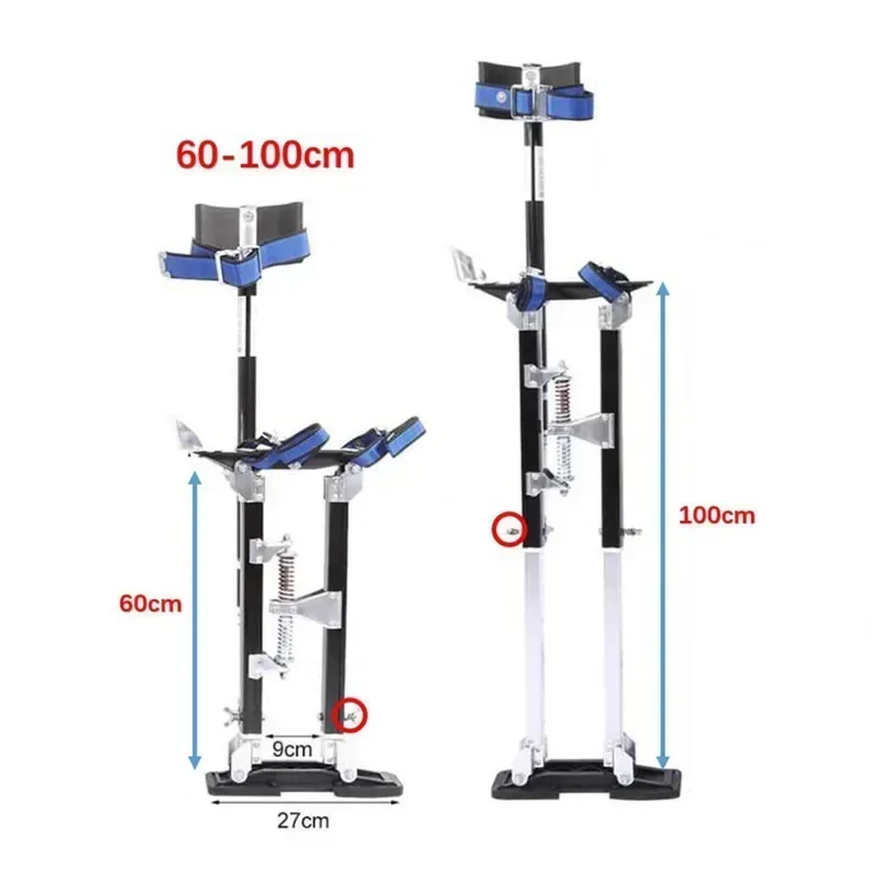 

Hot Sales24-40" Professional Aluminum Alloy Plastering Stilt Ladder Adjustable Plastering Stilts Paint Painter Tool Accessory St