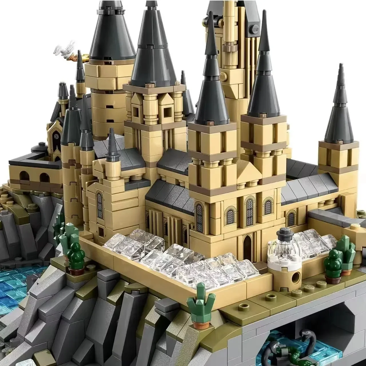 In Stock Fit 76419 Creative Movie Scene Castle And Grounds Building Blocks Model Bricks Toys Kid  Birthday Christmas Gift