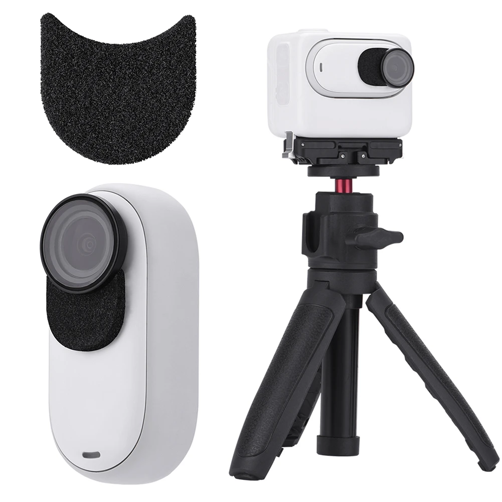 Étui de protection en éponge coupe-vent, réduction du bruit, anti-poussière, coupe-vent, accessoires pour appareil photo Insta360 GO 3S Thum, 6 pièces
