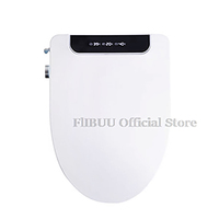 Elongated Smart Bidet Toilet Seat Cover Warm Water Heated Seat Soft Close Toilet Lid Warm Air Dryer Night Light Rear Front Wash