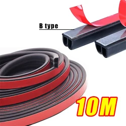 5/8/10 Meter Car Door Seal Strips Sticker B Shape Weatherstrip Rubber Seals Sound Insulation Sealing For Door Trunk Rubber Strip