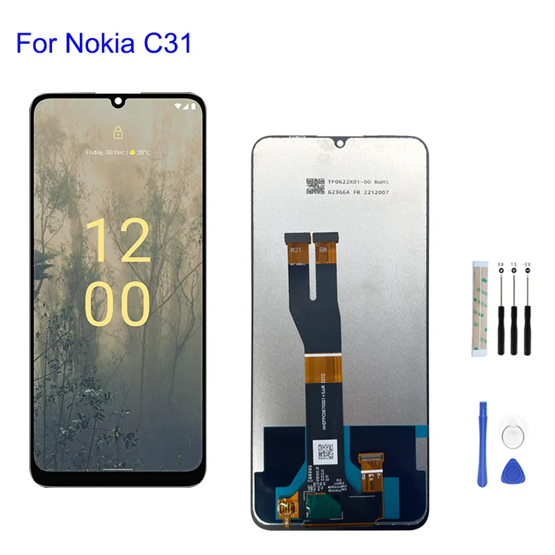 

6.75" For Nokia C31 TA-1499 TA-1497 TA-1493 LCD Display Touch Screen Digitizer Assembly Repair Replacement Part