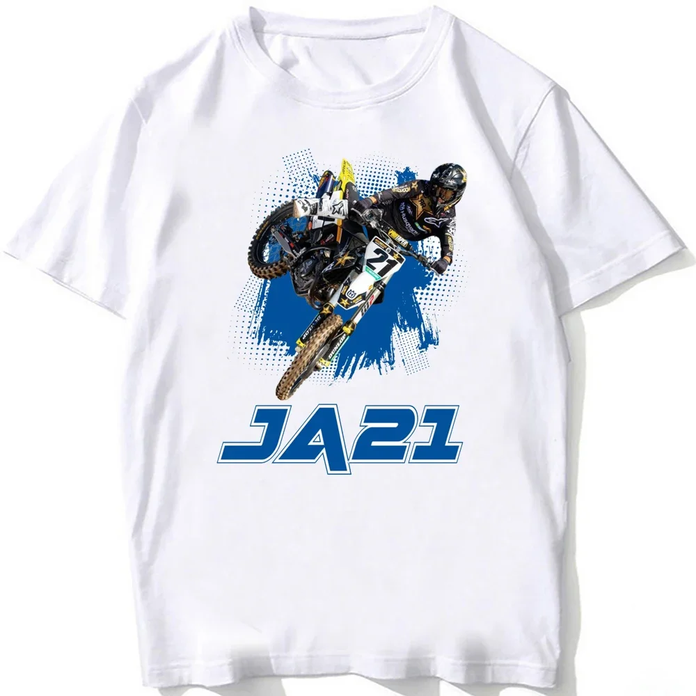 Jason Anderson JA21 Motocross Legend Dirt bike Riding T-Shirt Men Short Sleeve Boy Casual Tops Motorcycle Adventure Sport Tees