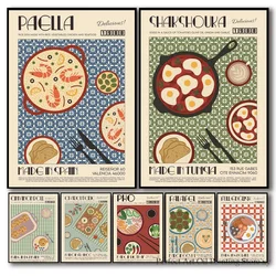 1PC Food Vietnamese Egg Tarts Poster Paper Print Home Living Room Bedroom Entrance Bar Restaurant Cafe Art Painting Decoration