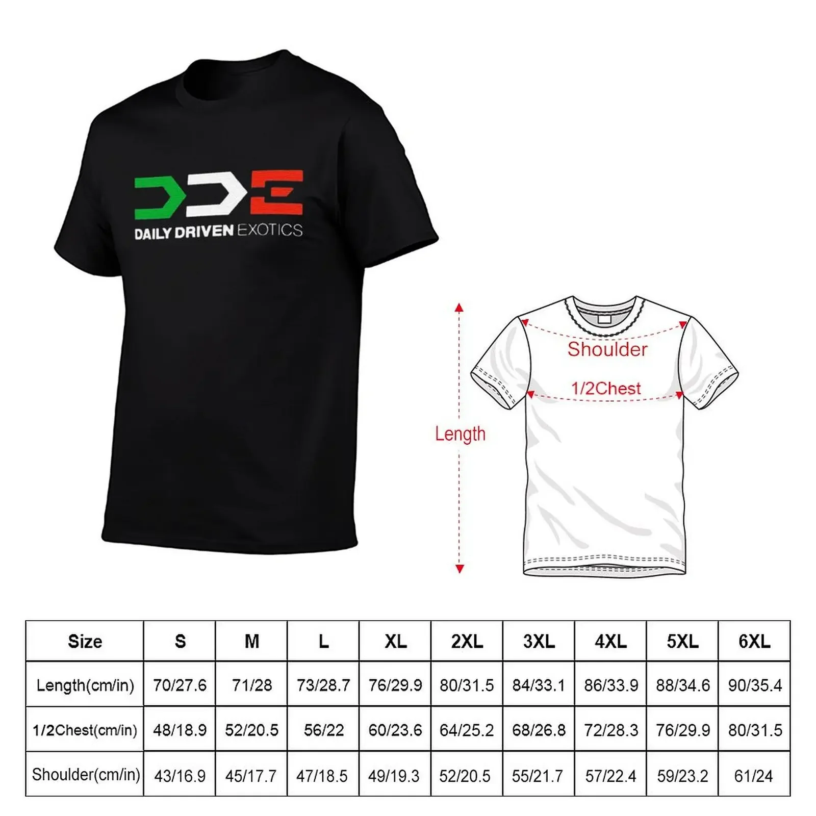 Daily Driven Exotics T-Shirt graphic tee shirt oversized graphic tee mens clothes