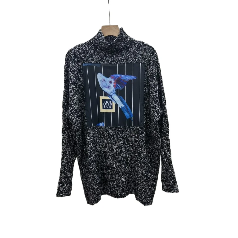 

Свободный крой из чистого хлопка, трикотажный свитер для женщин, осень-зима, повседневный удобный мужской свитер больших размеров