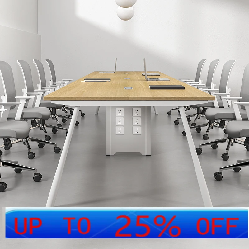 

CX long staff table simple modern training reception negotiation combination office conference table 8 people small