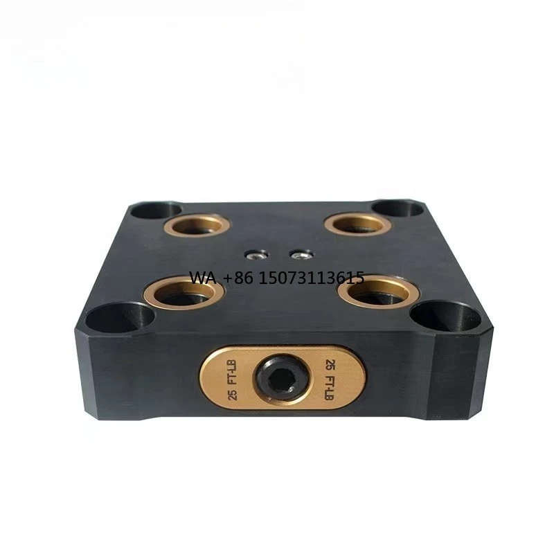 

5 axis cnc lathe Manual Double Station zero Point Clamp Self Centering Vise X52 square Plate