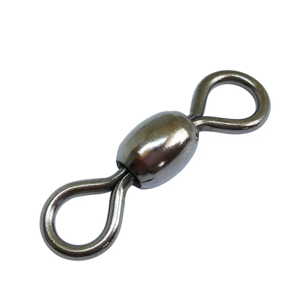 

20-1000 Pieces Fishing Crane Swivel Rolling Barrel Swivels Fishing Hook Line Connector Fishing Tackle Accessories