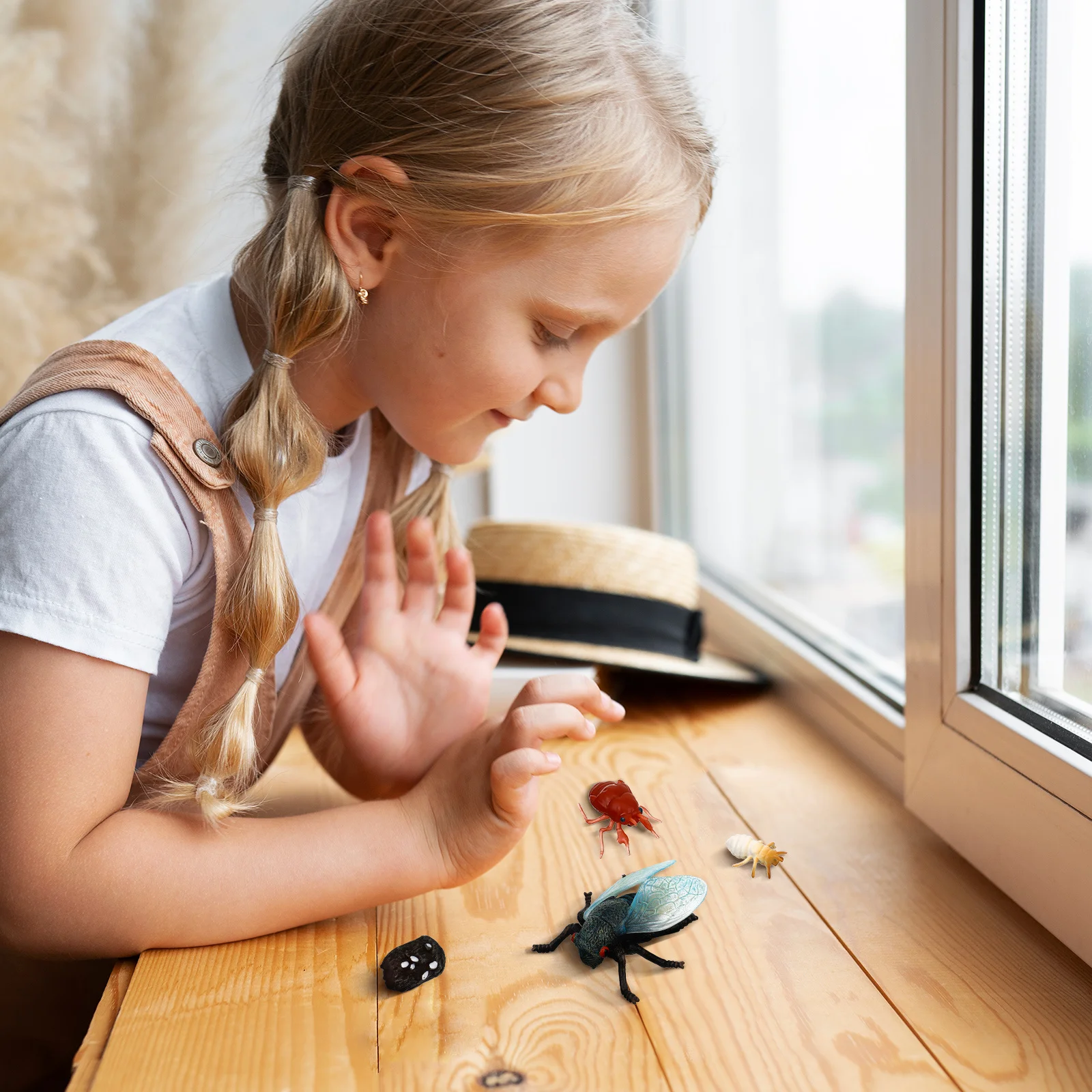 

1Set Cicada Life Cycle Simulation Animal Educational Tool Learning Aid Insect Recognition Science Knowledge Cognitive