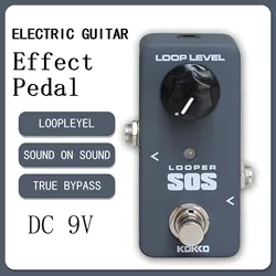 Kokko FLP-2 Looper Electric Guitarra Effect Pedal Recording Monolithic SOS Looper Effect True Bypass Pedal Guitar Accessories