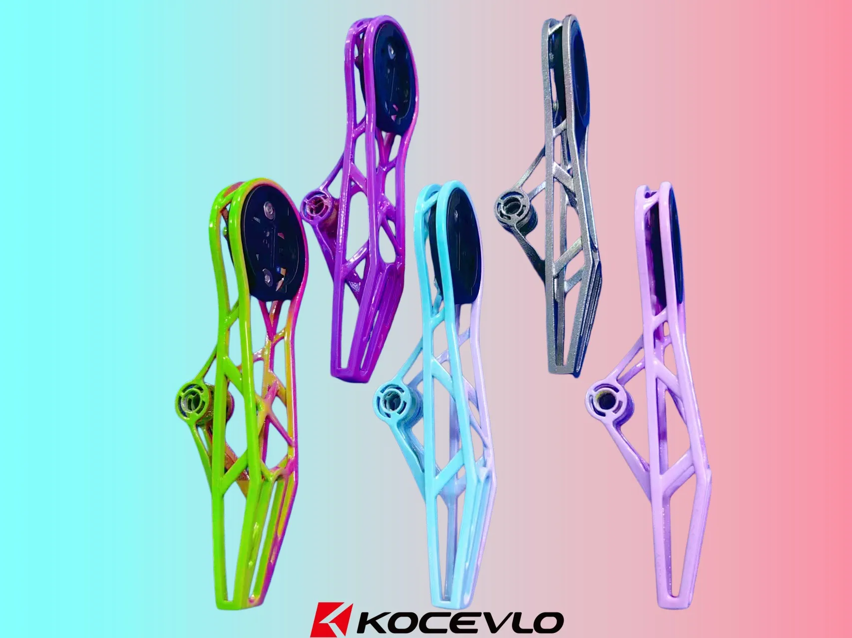 For Integrated Handlebar Titanium Alloy 3D-Printed Bicycle Computer Mount Compatible With Gopro/GPS/Garmin/Bryton Bike Parts