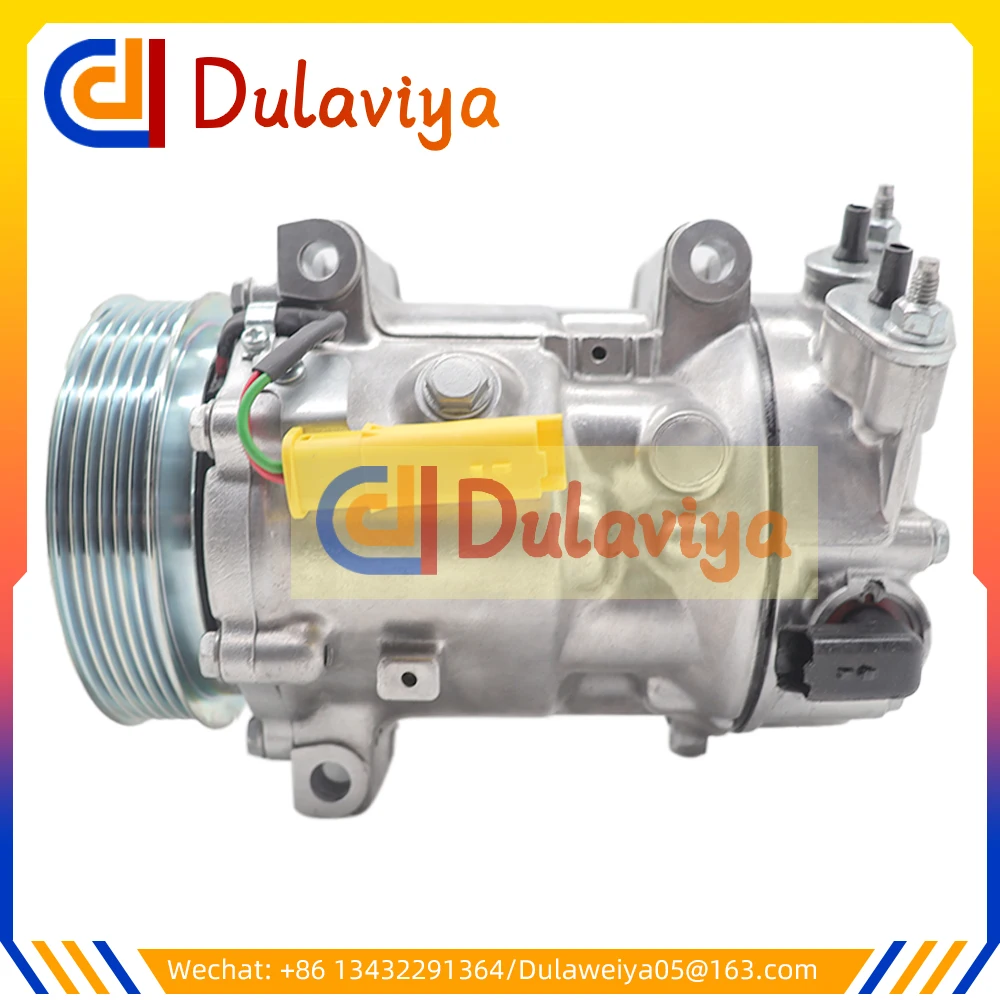 SD6C12 AC Compressor For Peugeot 207 208 2008 304 308 508 9659875780 9822826880 9651910980 9671216280 9678656080 6453QJ