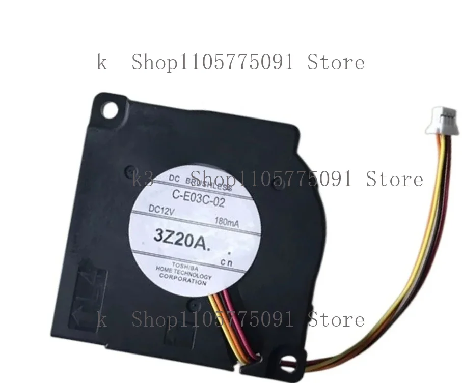 New Original For Toshiba C-E03C-02 DC 12V 180mA Four Lines Wholesale Projector Fan