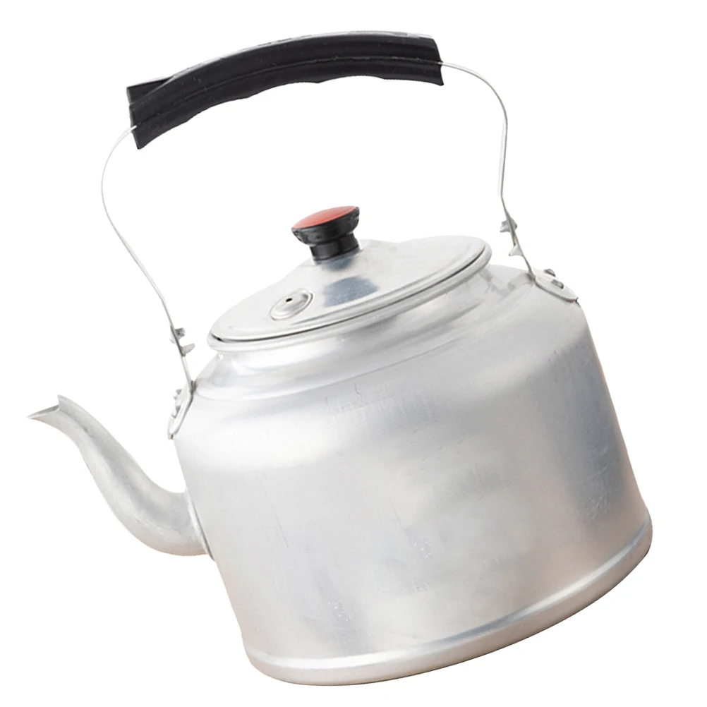 

1pc Thickened Aluminum Kettle Heat Resistant Stovetop Kettle Comfortable Handle Long Lasting Fine for Tea