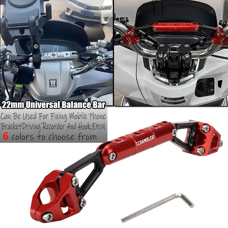 

Motorcycle Handlebar Balance Beam For DUCATI Scrambler 800 400 1100 Icon Scrambler800 Multifunctional Cross Bar Bracket Bar