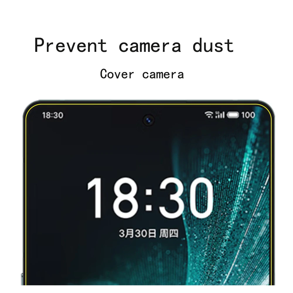 Für MEIZU 20 INFINITY Displayschutzfolie Fingerabdruck-Entsperrung Vollständige Bildschirmabdeckung Transparente Gehärtete Glasfolie 2,5D-Kante 9H – Detail 5