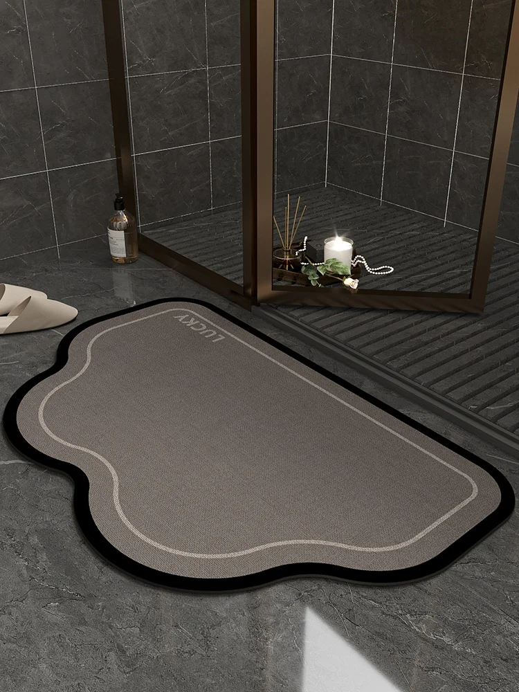 

Batoom Absorbent Floor Mat Thiened Door Mat Anti-Slip Foot Pad Batoom Carpet Silicon Dinosaur Pattern Home Decor Rug