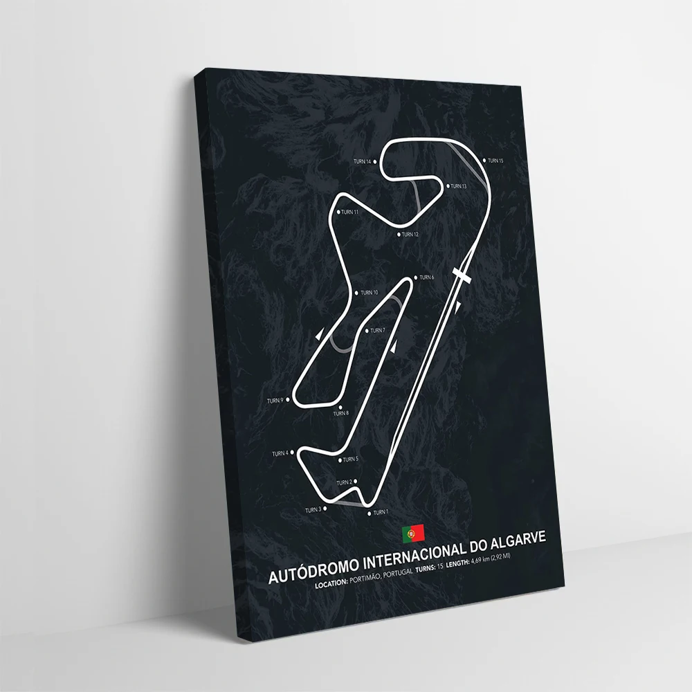 

Плакат Circuit Portimao, настраиваемый печатный холст, картина, настенный художественный подарок для декоративных картинок, современные фотографии для гостиной