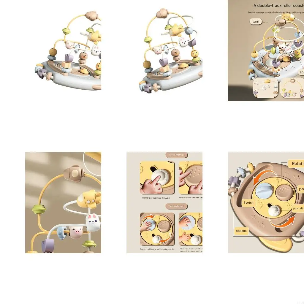 Animal Track Activity Toy for Preschool Skill Building and Calm Play A2UB