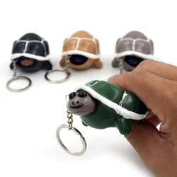 Fidget Toy Tortoise Keychains Squeeze Toy Cute Tortoise Telescopic Head Cartoon Turtle Stress Relief Pops It Funny Gift for Kids