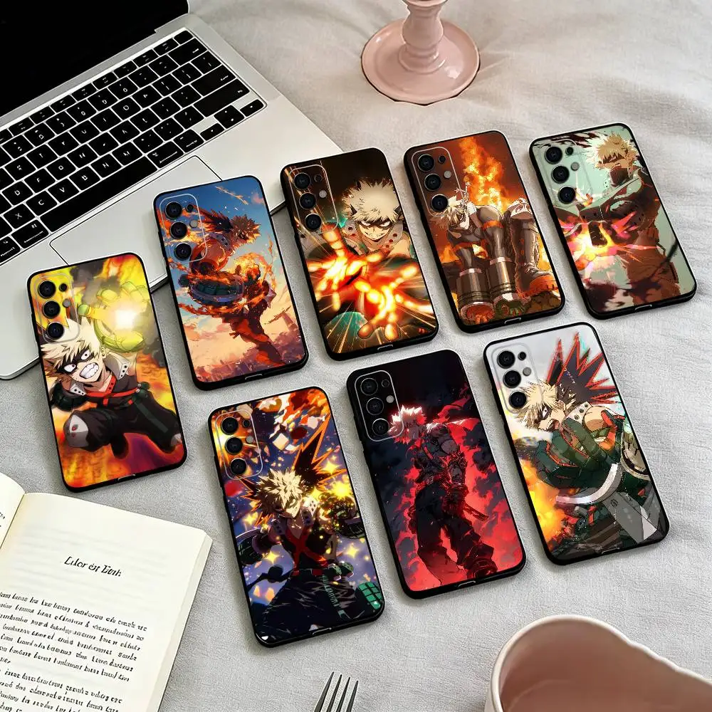 

My Hero Academia-a Katsuki Bakugo Phone Case Black Silicone Soft For Samsung S25,S24,S21,S22,S23,S30,Ultra,S20,Plus,Fe,Lite
