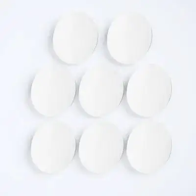 

8Pcs Makeup Mirror Replacement Acrylic Round Mirror Sheets Lightweight Lens for DIY Craft Small Vanity Mirrors