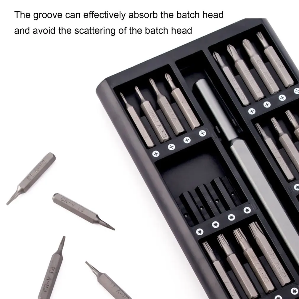25 Pcs Screwdriver Kit Precision Magnetic Bits DIY Dismountable Screw Driver Set Mini Tool Case For Smart Home PC Phone Repair